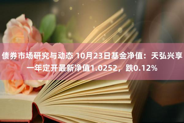 债券市场研究与动态 10月23日基金净值：天弘兴享一年定开最新净值1.0252，跌0.12%