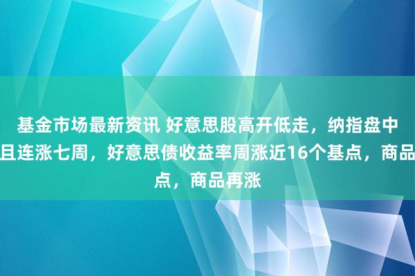 基金市场最新资讯 好意思股高开低走，纳指盘中新高且连涨七周，好意思债收益率周涨近16个基点，商品再涨