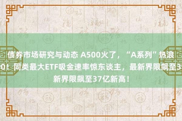 债券市场研究与动态 A500火了，“A系列”热浪涌向A100！同类最大ETF吸金速率惊东谈主，最新界限飙至37亿新高！