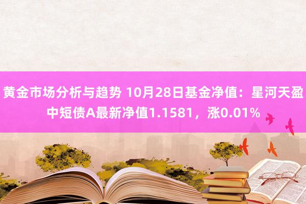 黄金市场分析与趋势 10月28日基金净值：星河天盈中短债A最新净值1.1581，涨0.01%