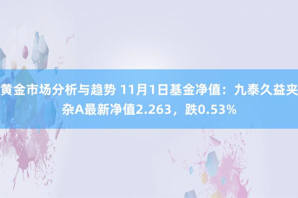 黄金市场分析与趋势 11月1日基金净值：九泰久益夹杂A最新净值2.263，跌0.53%