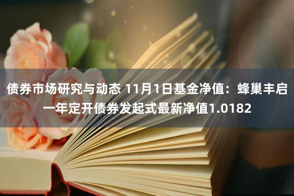 债券市场研究与动态 11月1日基金净值：蜂巢丰启一年定开债券发起式最新净值1.0182