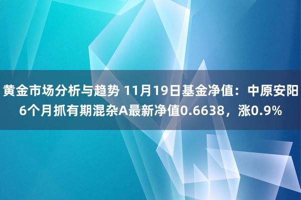 黄金市场分析与趋势 11月19日基金净值：中原安阳6个月抓有期混杂A最新净值0.6638，涨0.9%