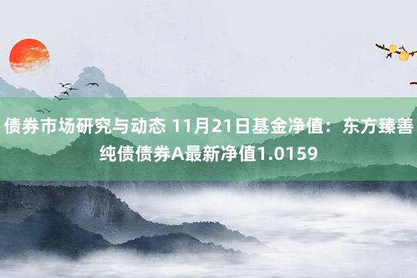 债券市场研究与动态 11月21日基金净值：东方臻善纯债债券A最新净值1.0159