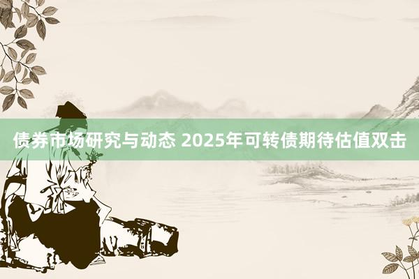 债券市场研究与动态 2025年可转债期待估值双击